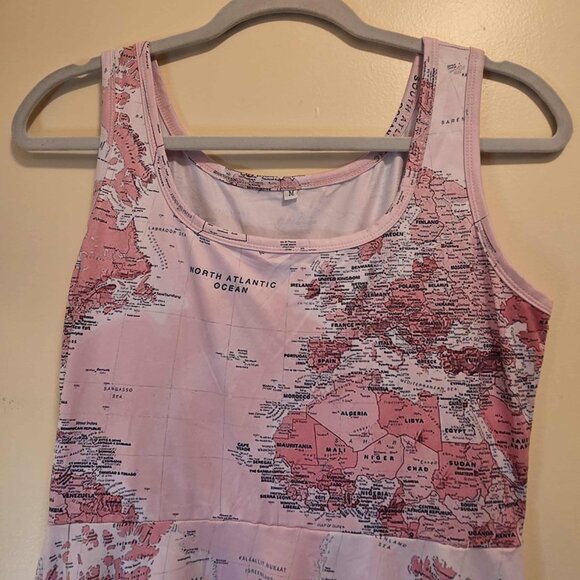 Pink World Skater Dress M - Picture 2 of 4